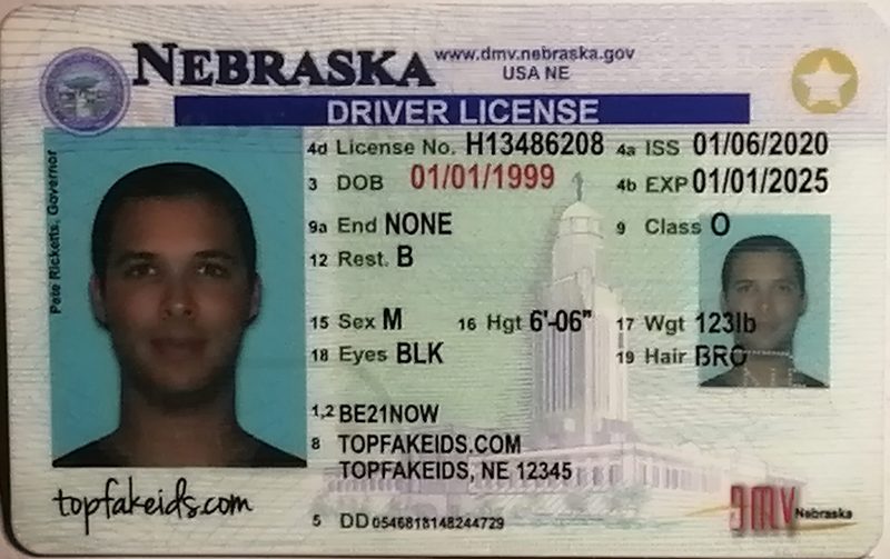 Nebraska fake ID