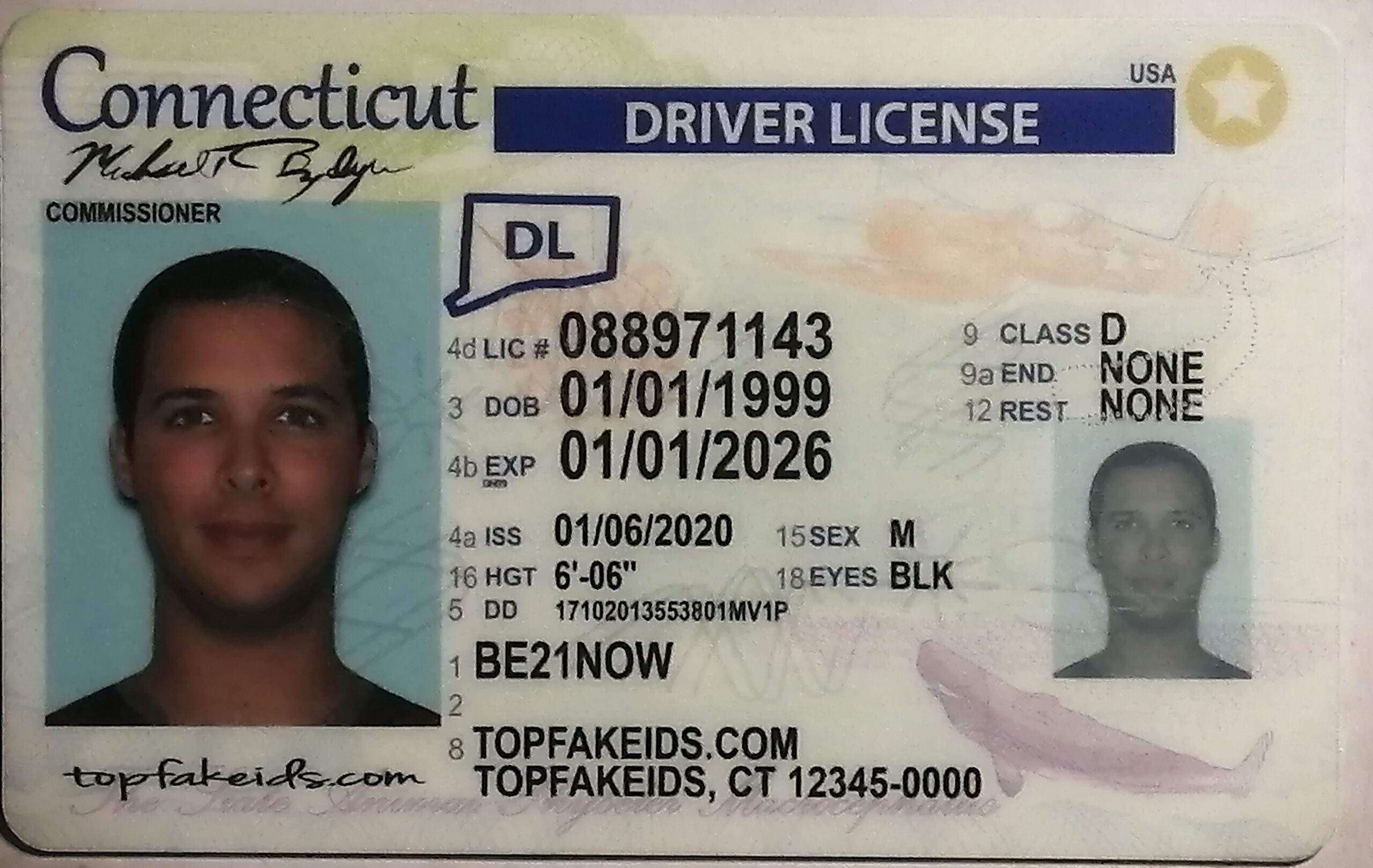 fake driving license connecticut